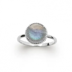Bague Labradorite "Constantine" en Argent