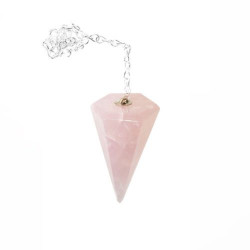Pendule quartz rose - Hexagonal