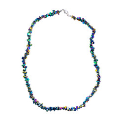 Collier Hématite Arc-en-ciel - Baroque