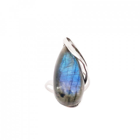 Bague Labradorite "Colombe" en Argent