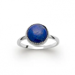 Bague Lapis-Lazuli "Constantine" en Argent