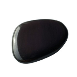 Galet obsidienne noire